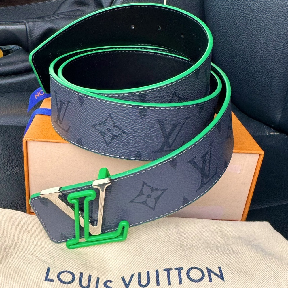 NWTS Louis Vuitton Line Reversible 40mm Belt - Picture 1 of 10